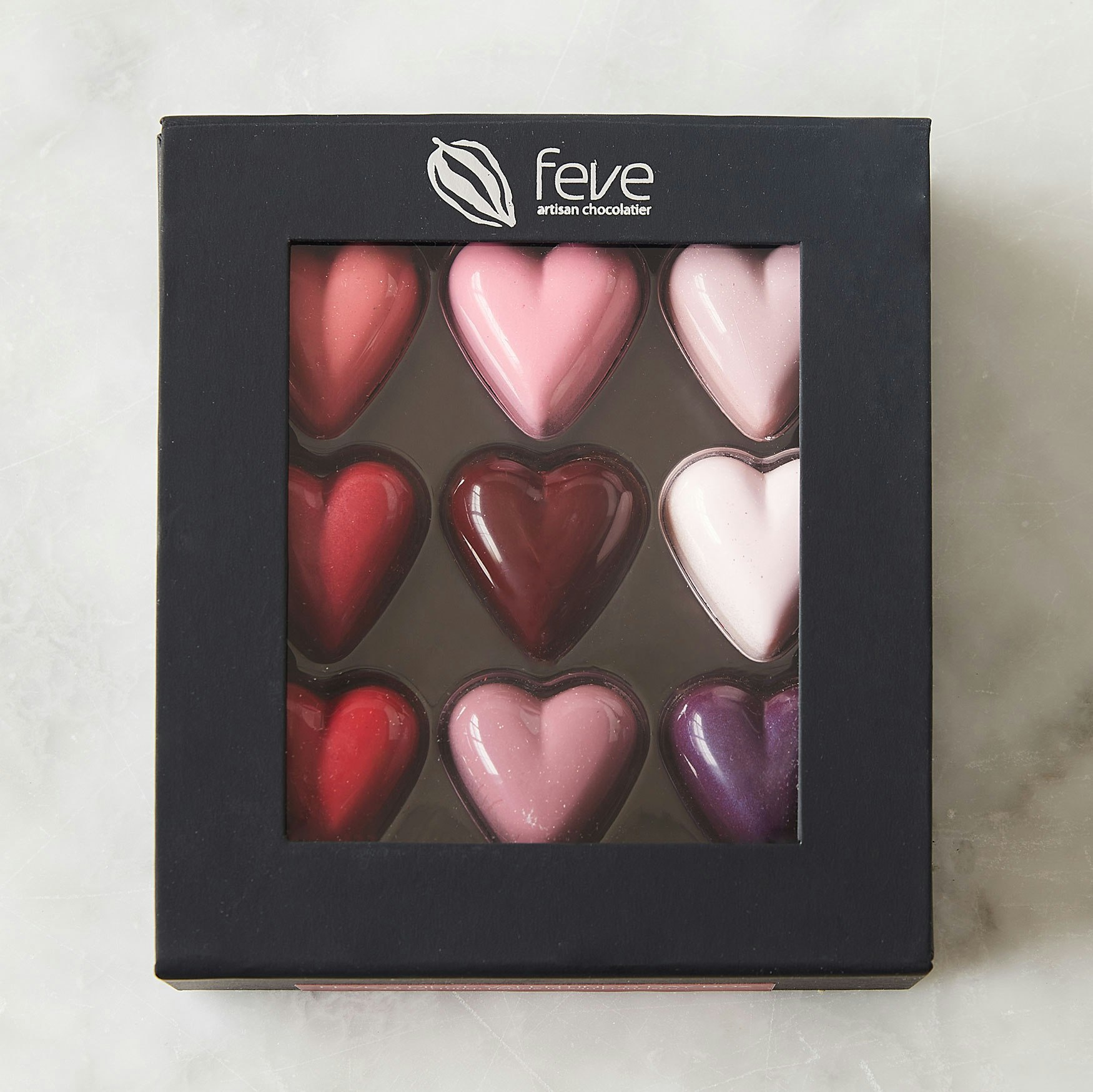 Feve Artisan Chocolatier 9 Piece Valentine's Day Collection