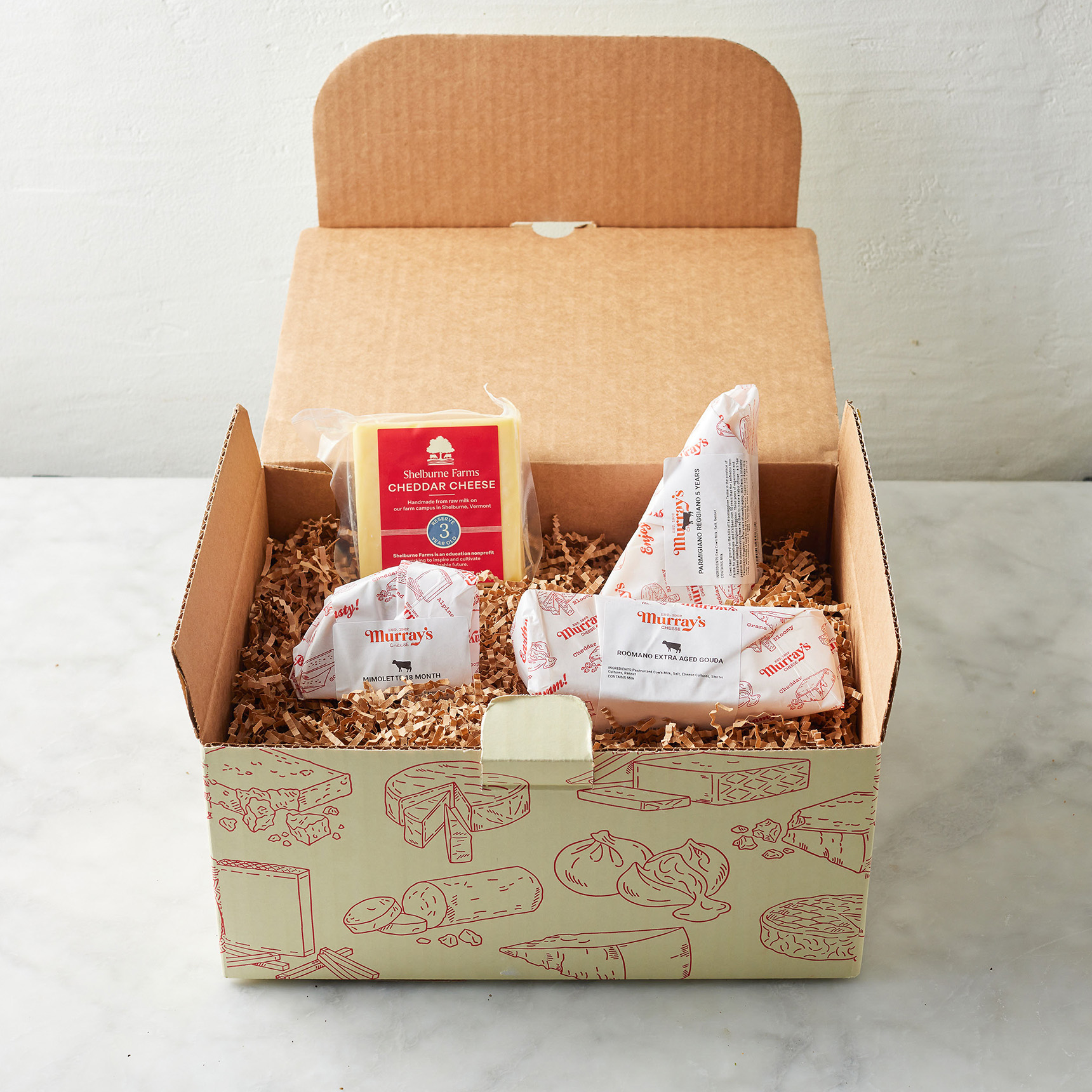 Better With Age Cheese Sampler – an extra-aged cheese gift box