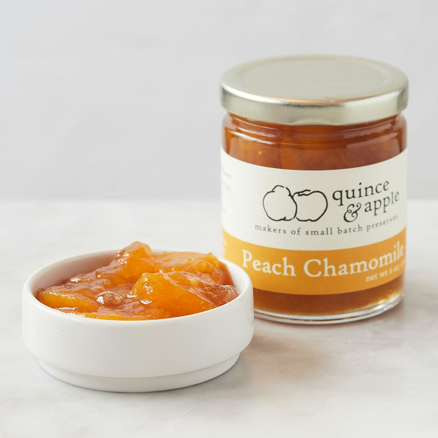 Quince & Apple Company Peach Chamomile Preserves