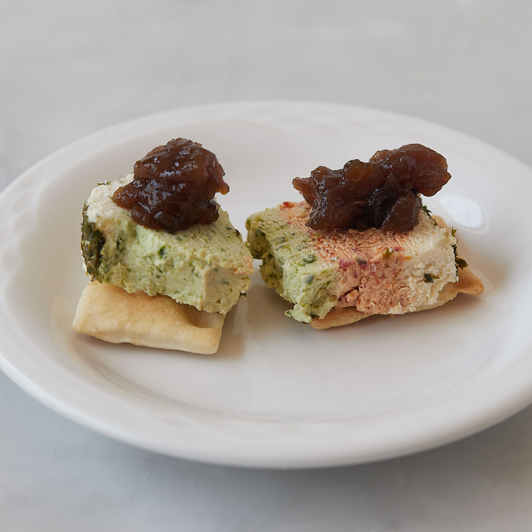 Capriole Fromage a Trois – three layers of flavored chèvre | Murray's ...