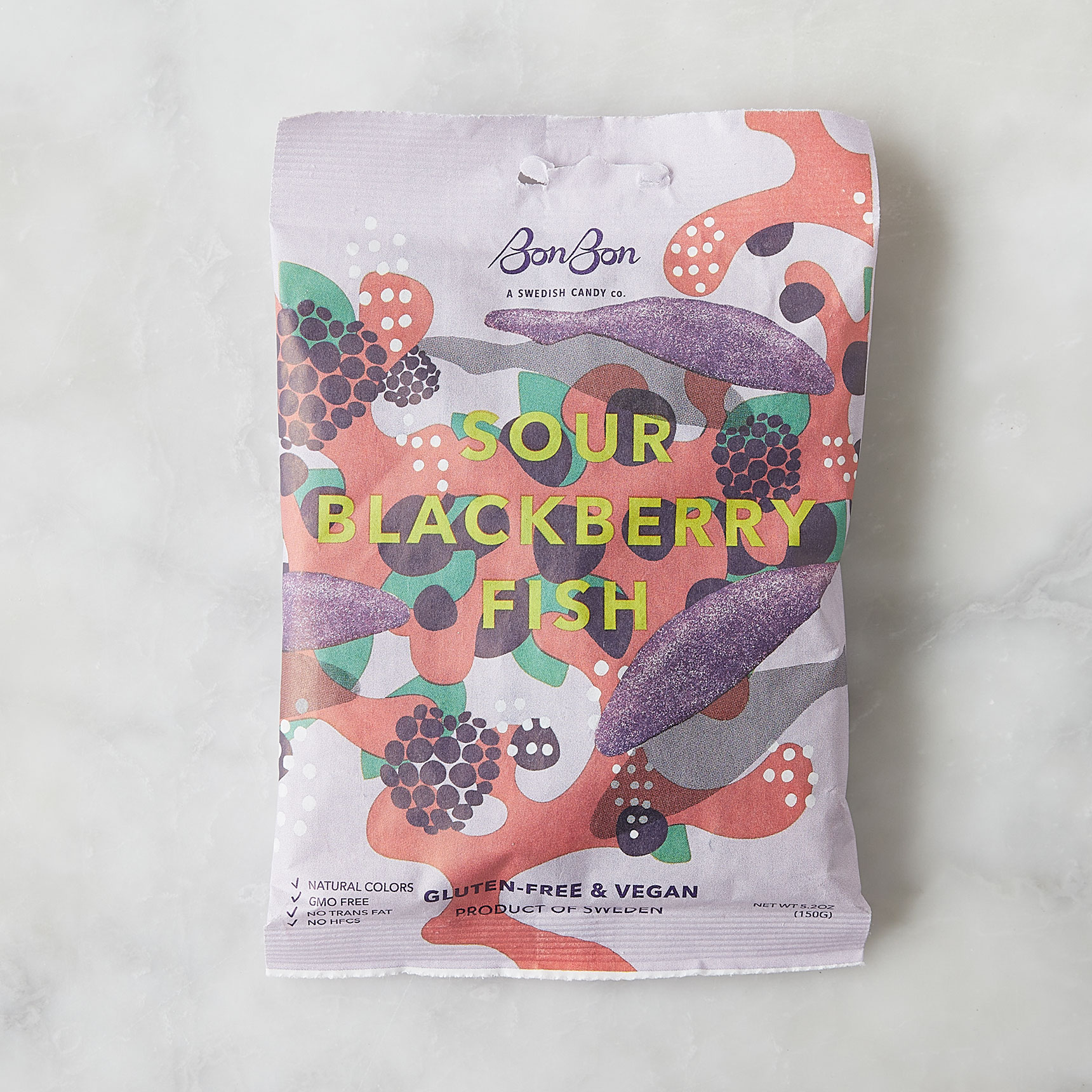 BonBon Sour Blackberry Fish – Swedish gummies | Murray's Cheese
