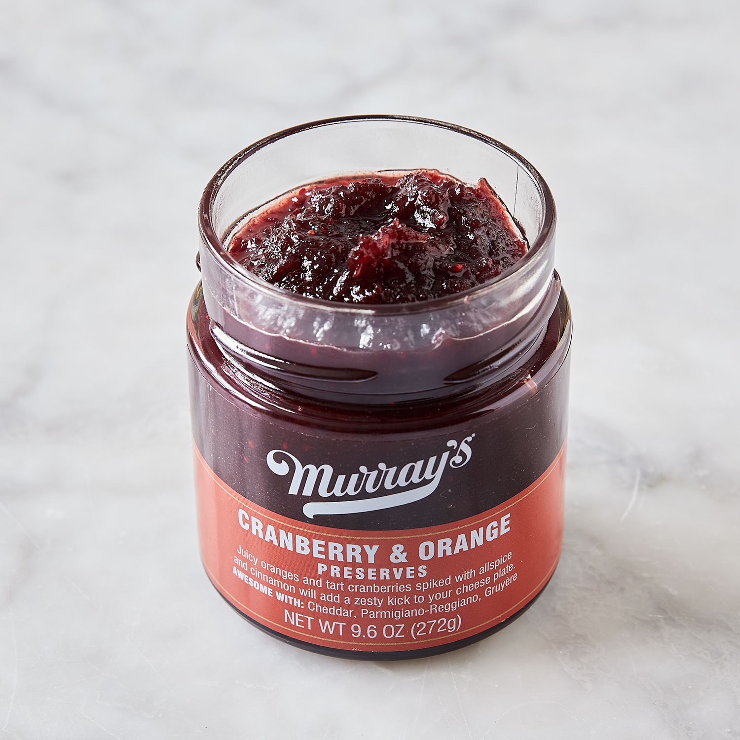 Murray's Cranberry Orange Preserves - a bright, zesty citrus jam