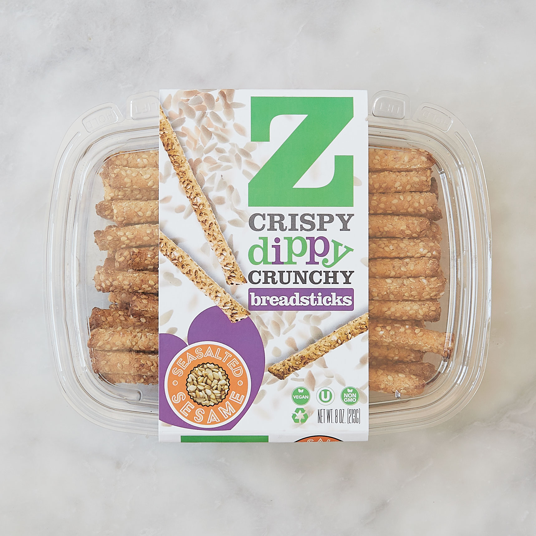 Z Crackers Sea Salt Sesame Breadsticks – great for dipping