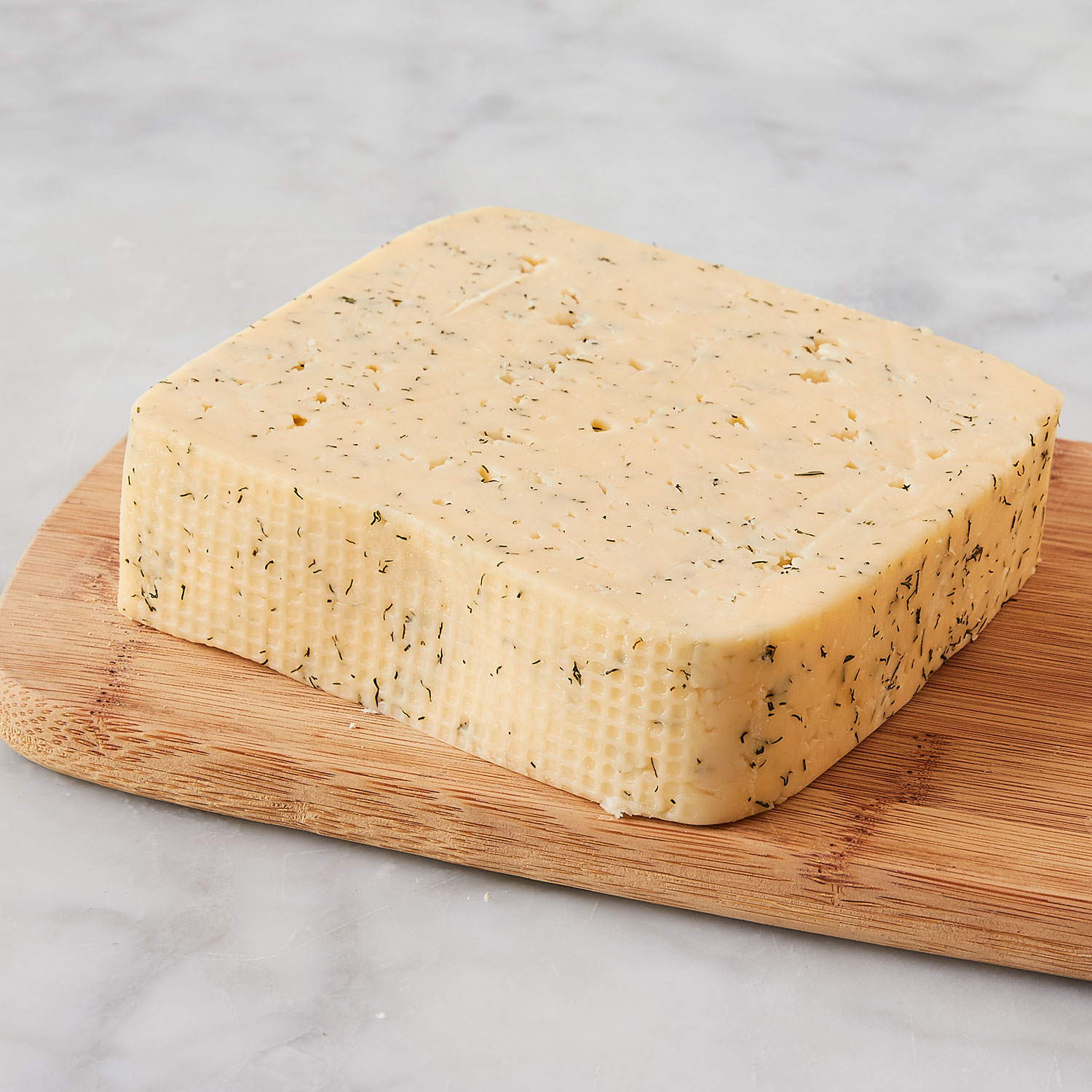 Grand Ost Havarti with Dill a mild and grassy cheese Murray's Cheese