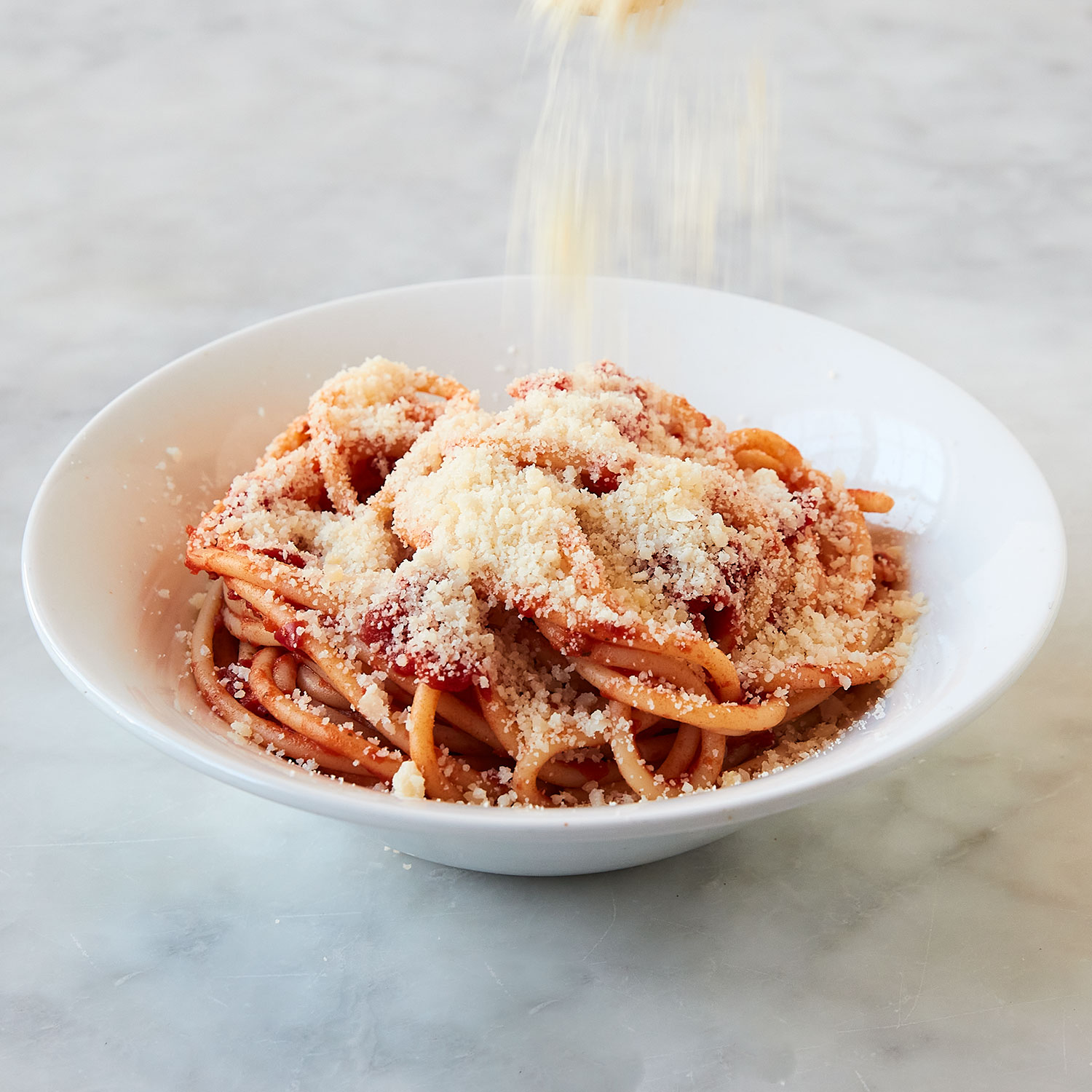 Murray’s Grated Pecorino Romano a grated, nutty sheep’s milk cheese