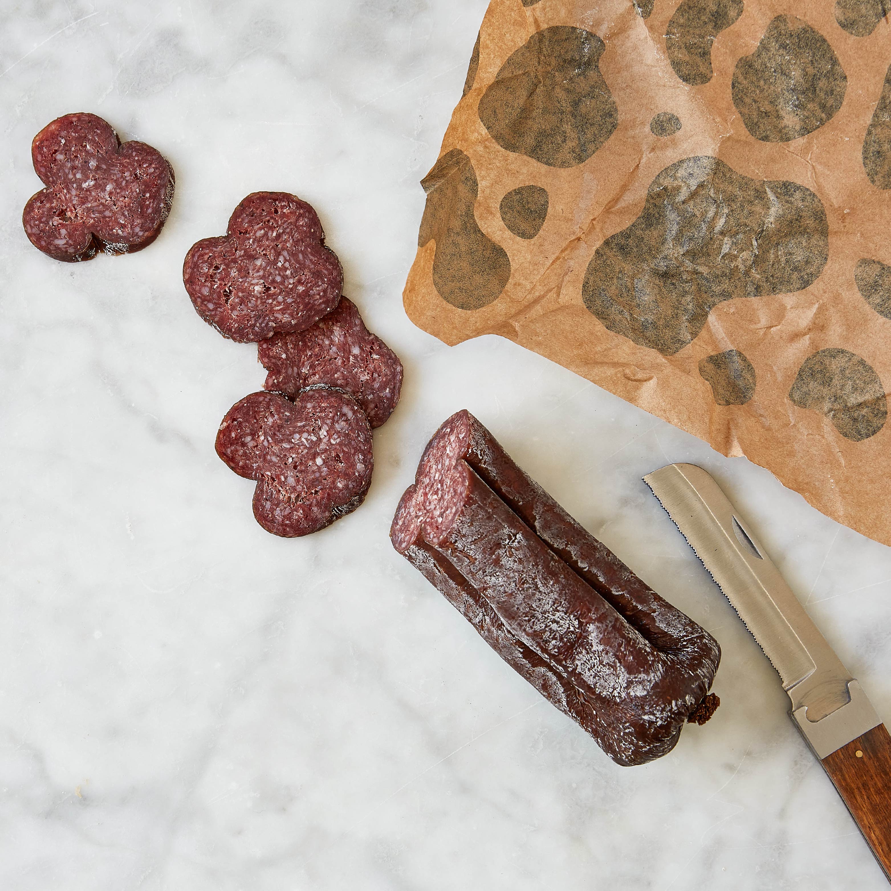 Red Bear Tipsy Cow Beef & Brandy Salami a boozy, smoky beef salami