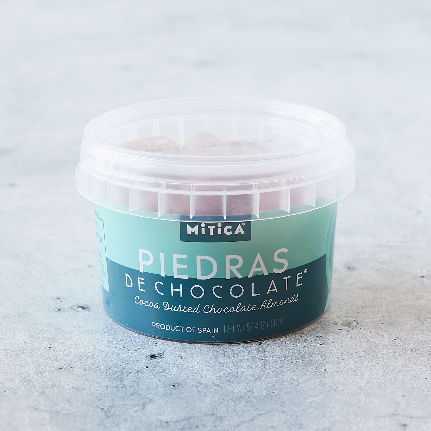 Mitica Piedras de Chocolate a cocoadusted chocolate covered almond