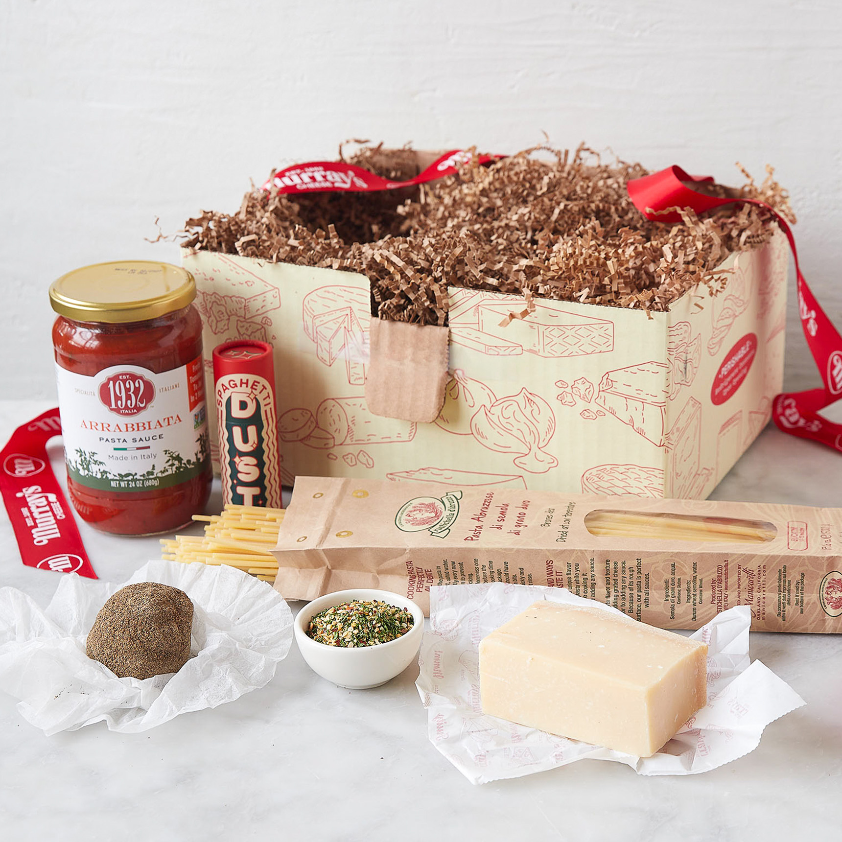 Pasta & Provisions – a gift box of bucatini & toppings | Murray's Cheese