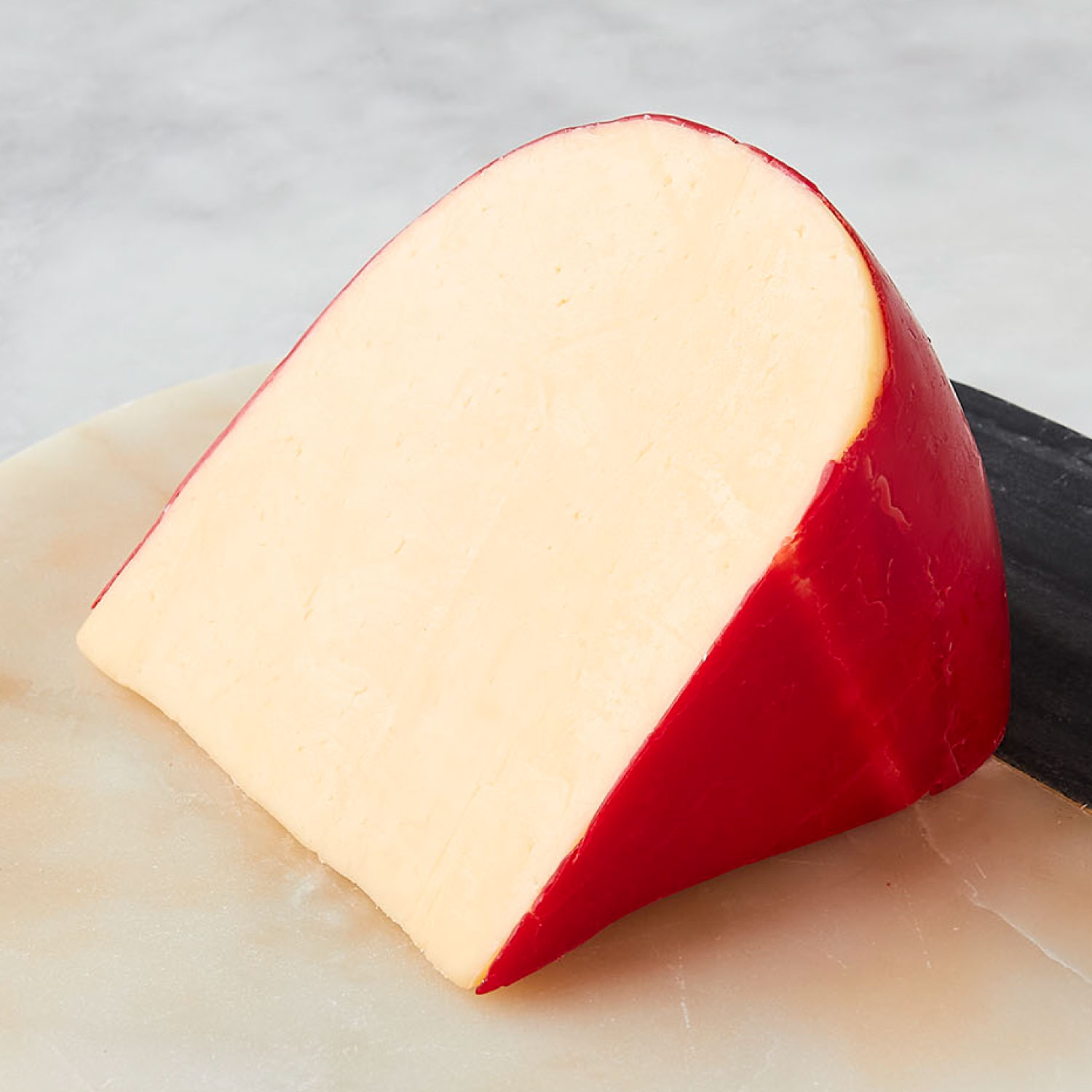 Maple Leaf Red Wax Gouda a sweet, creamy Gouda cheese Murray's Cheese