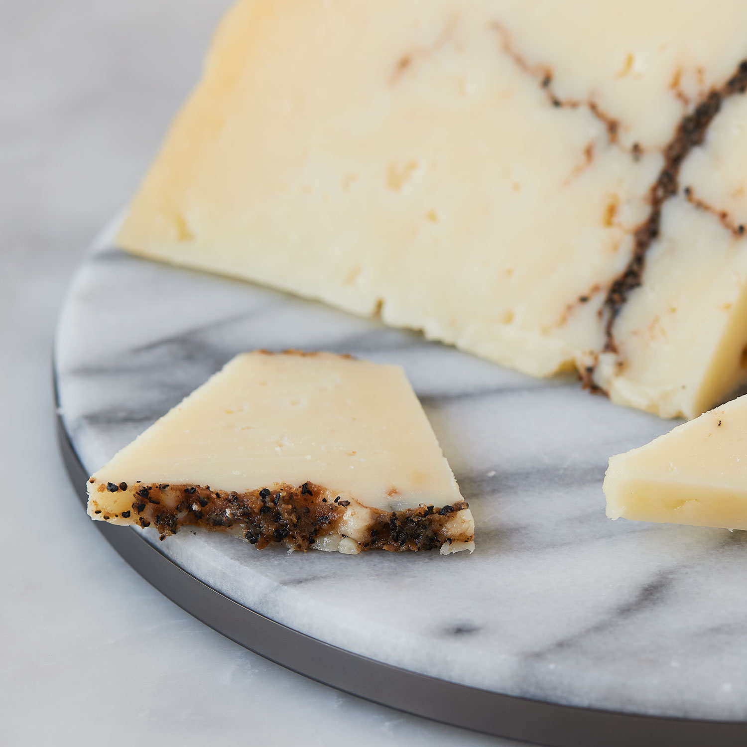 Moliterno Al Tartufo a rich, buttery truffle cheese Murray's Cheese
