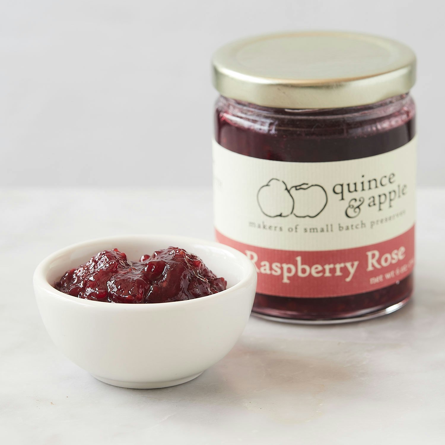 Quince & Apple Company Raspberry Rose Preserves