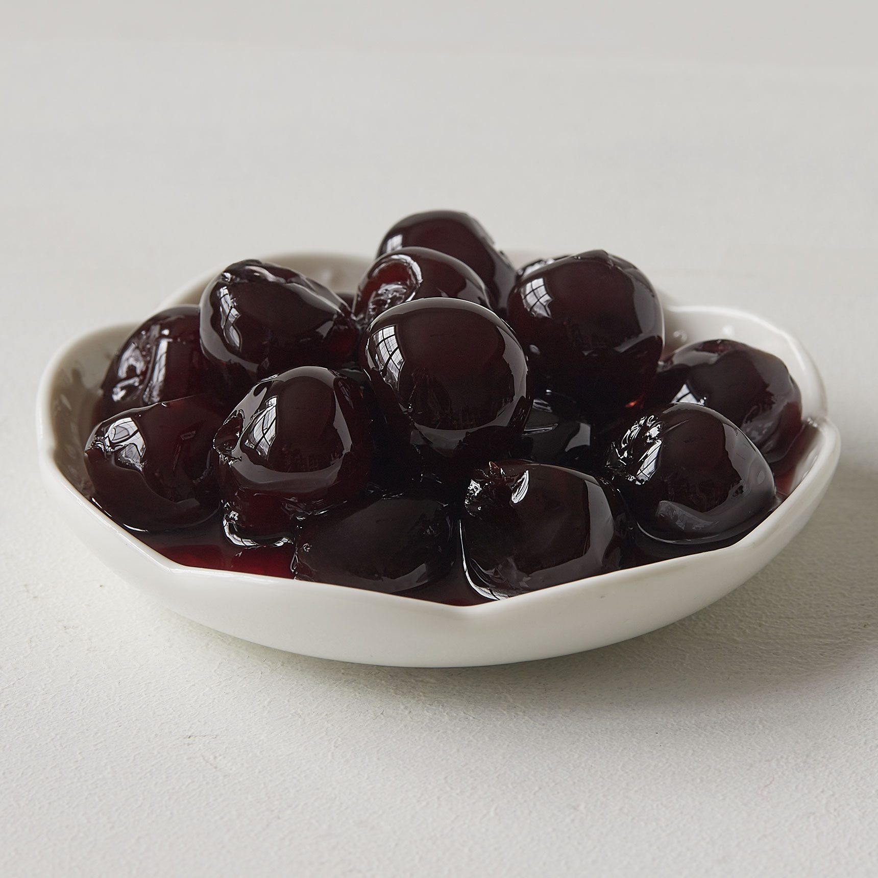Amarena Cherries – plump, sweet cherries in a ceramic crock