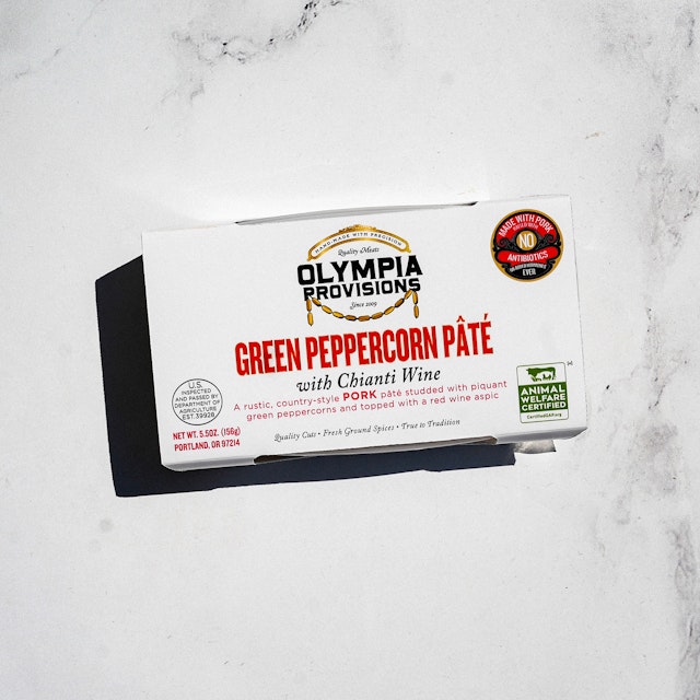 Olympia Provisions Green Peppercorn Pate With Chianti | Murray's