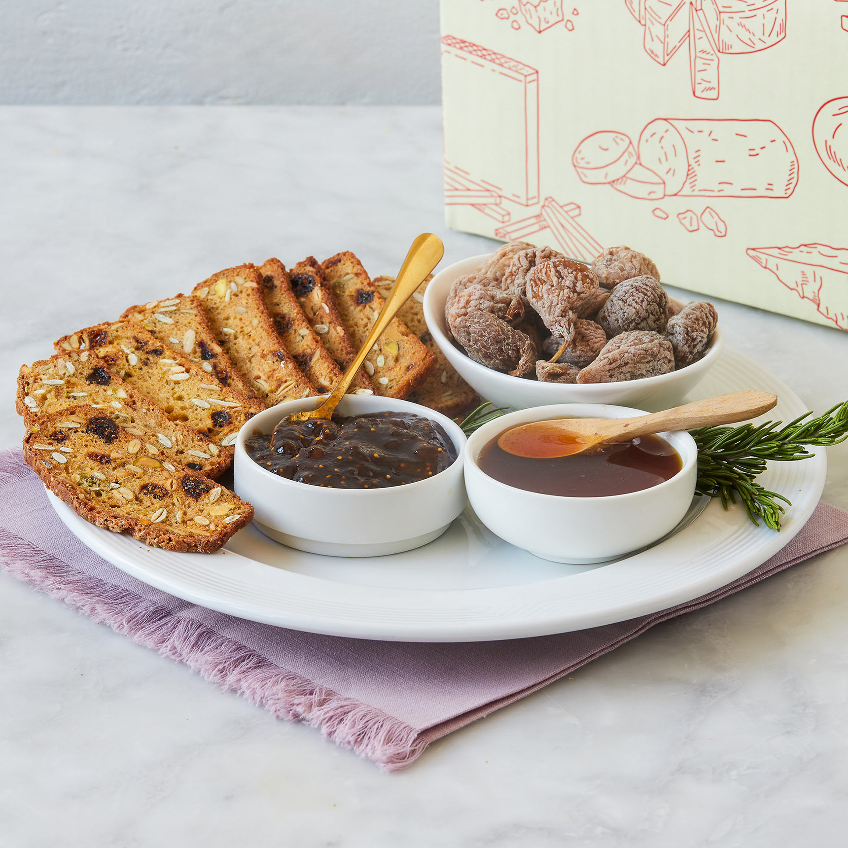 Cheeses of the World Sampler - a gift box of six cheese icons