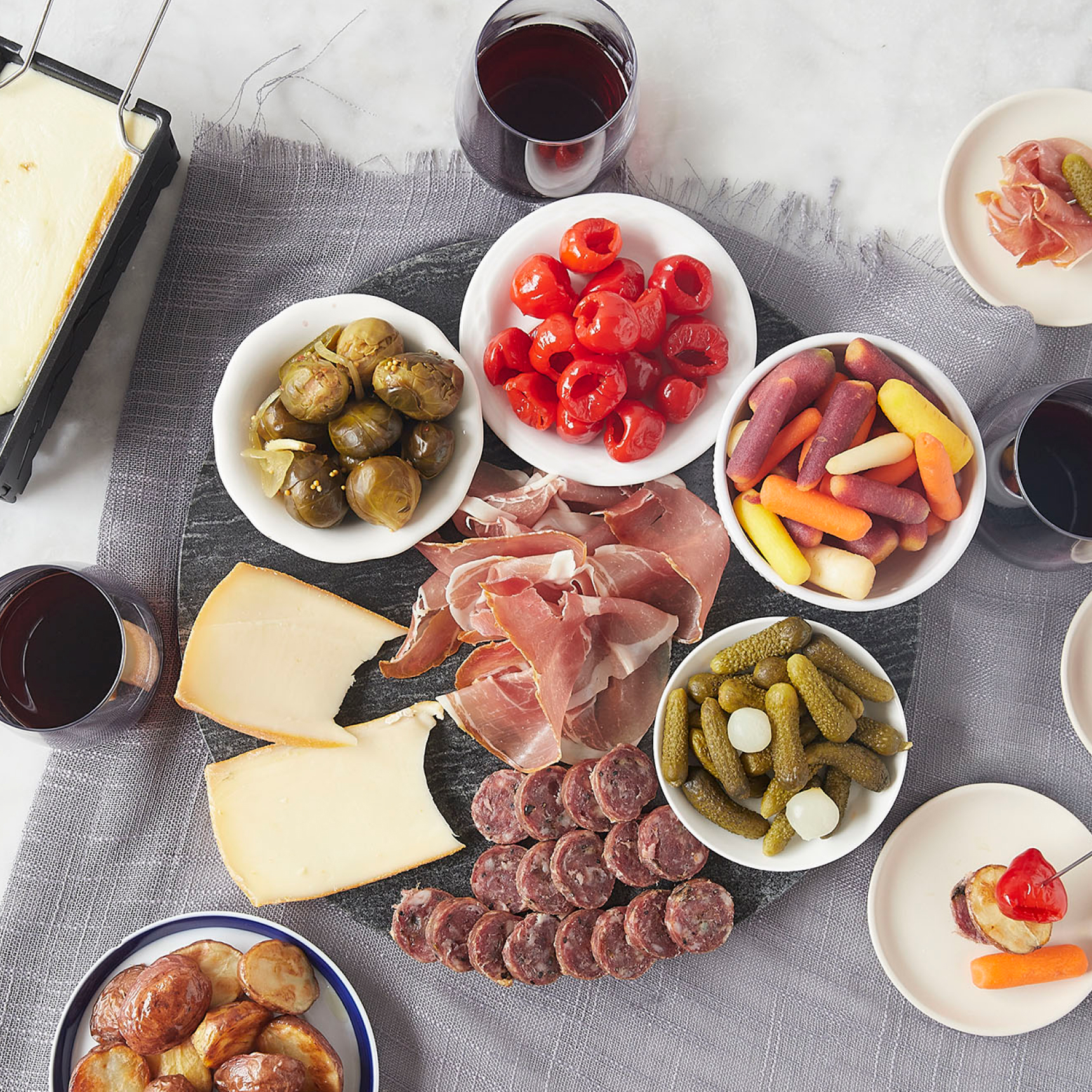 Raclette for Two Board | Murray's Cheese
