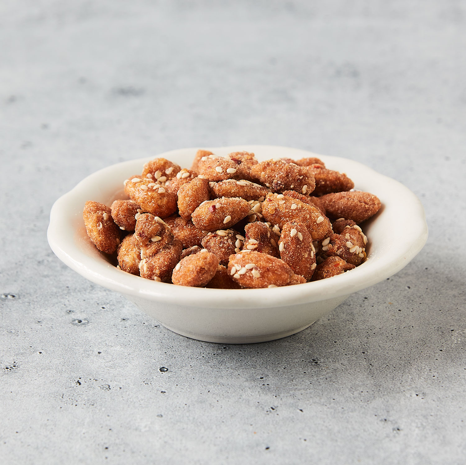 Treat Spiced Almonds – spicy candied nuts with sesame | Murray's