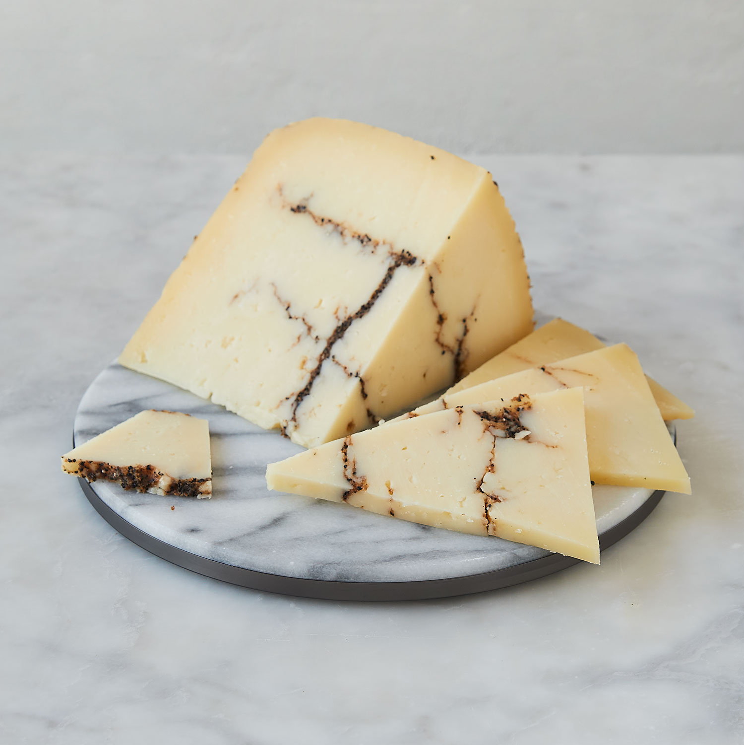 Moliterno Al Tartufo a rich, buttery truffle cheese Murray's Cheese