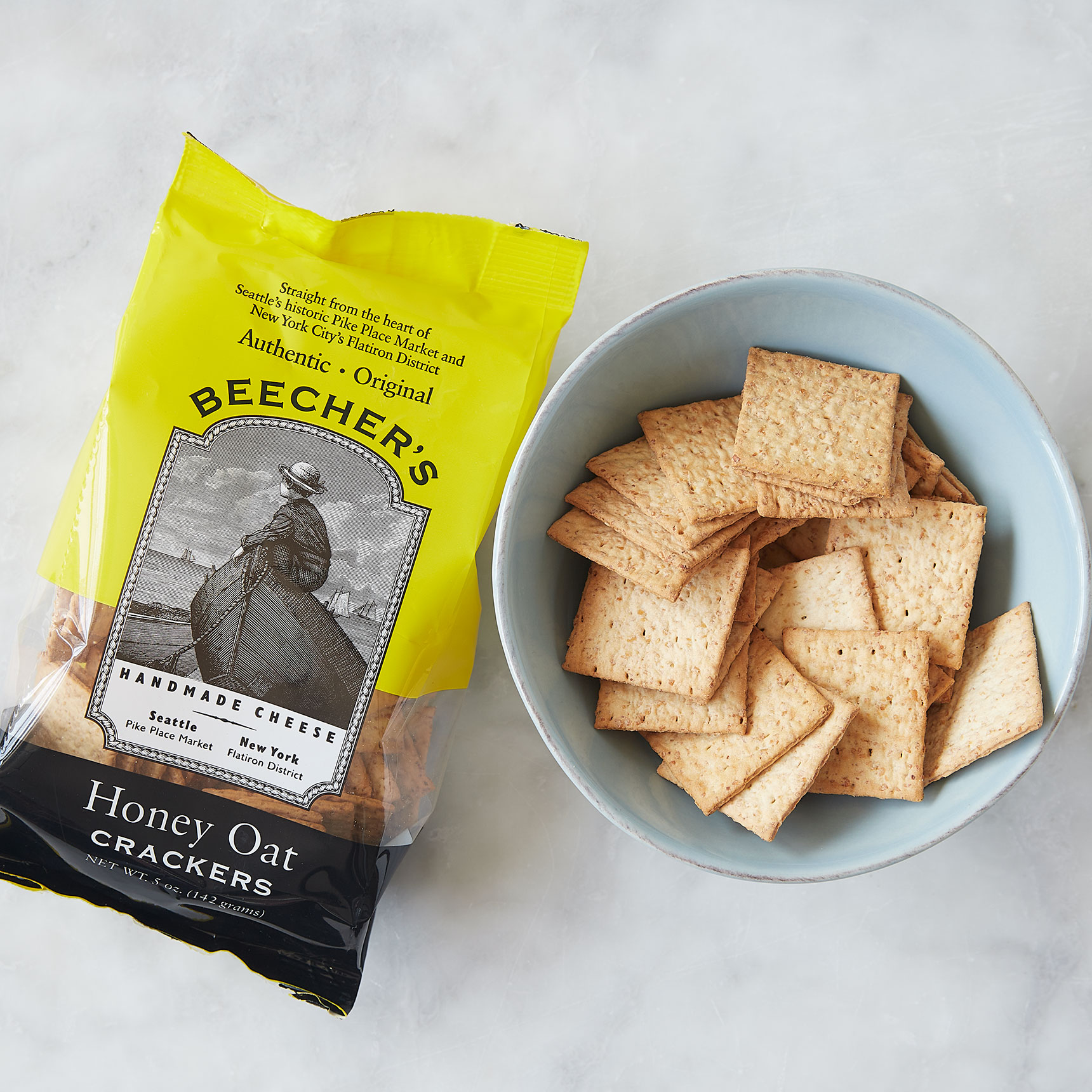 Beecher’s Crackers Honey Oat crunchy, earthy, & sweet Murray's Cheese