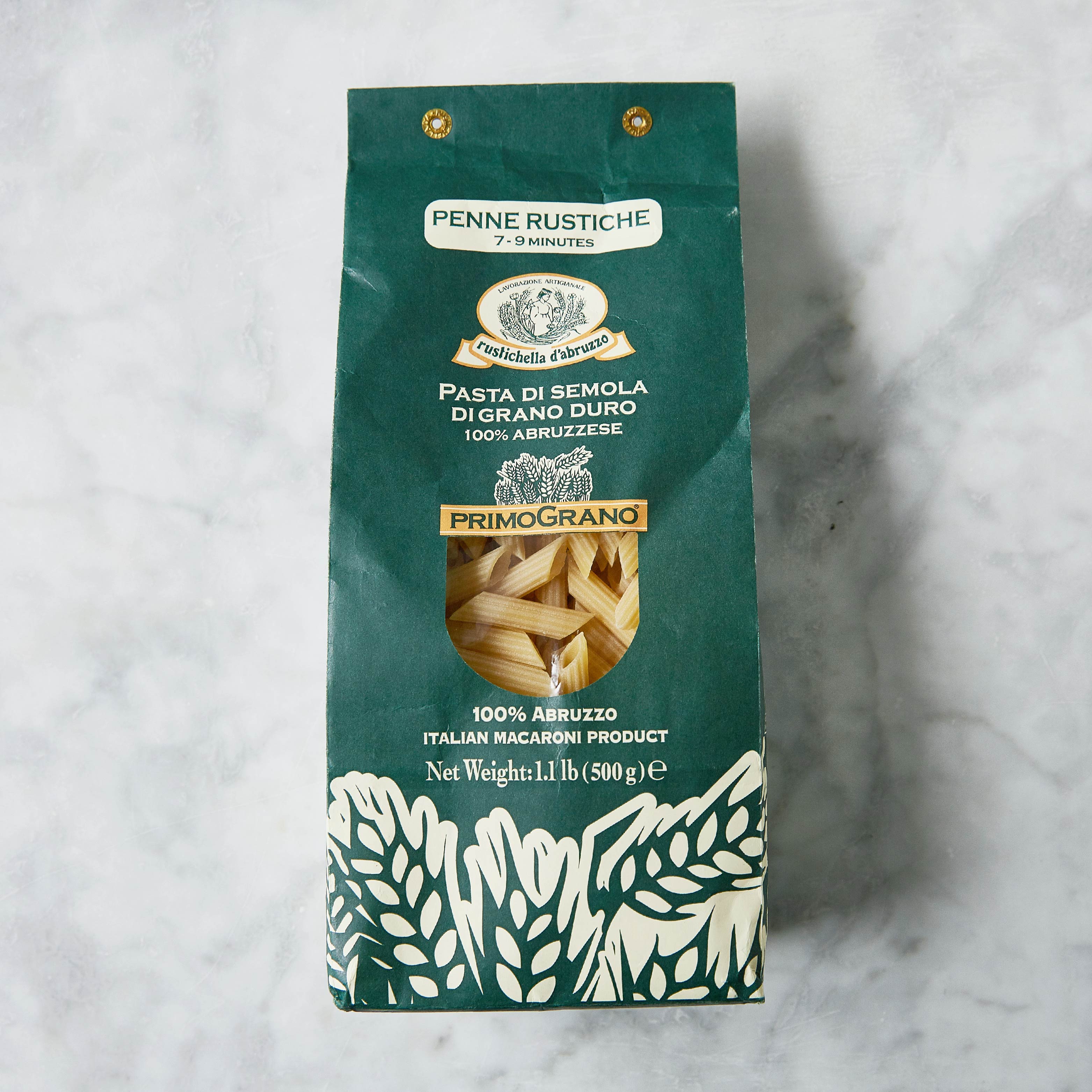 Rustichella Pasta Penne - a small, textured tube-shaped pasta | Murray ...