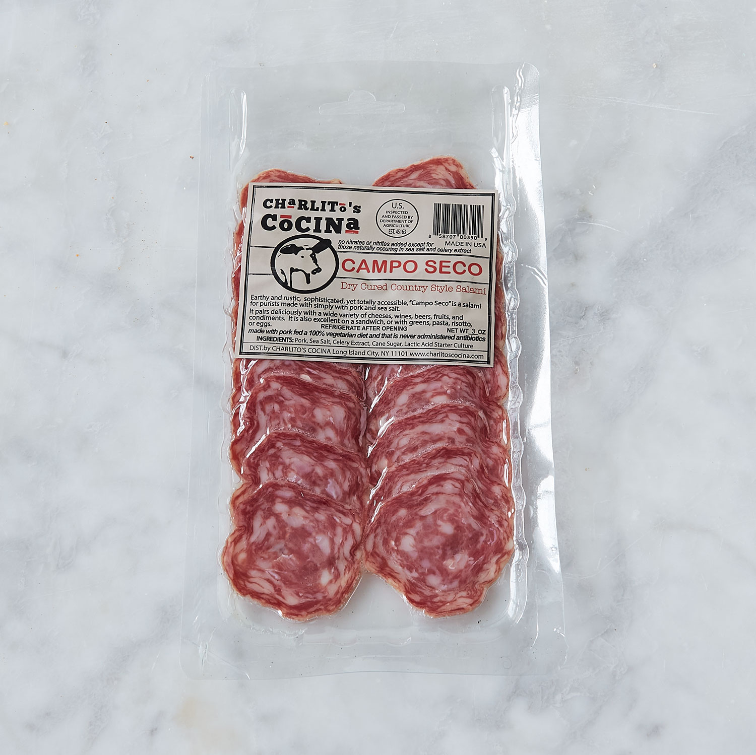 Charlito’s Cocina Campo Seco – an earthy, rustic sliced salami | Murray ...