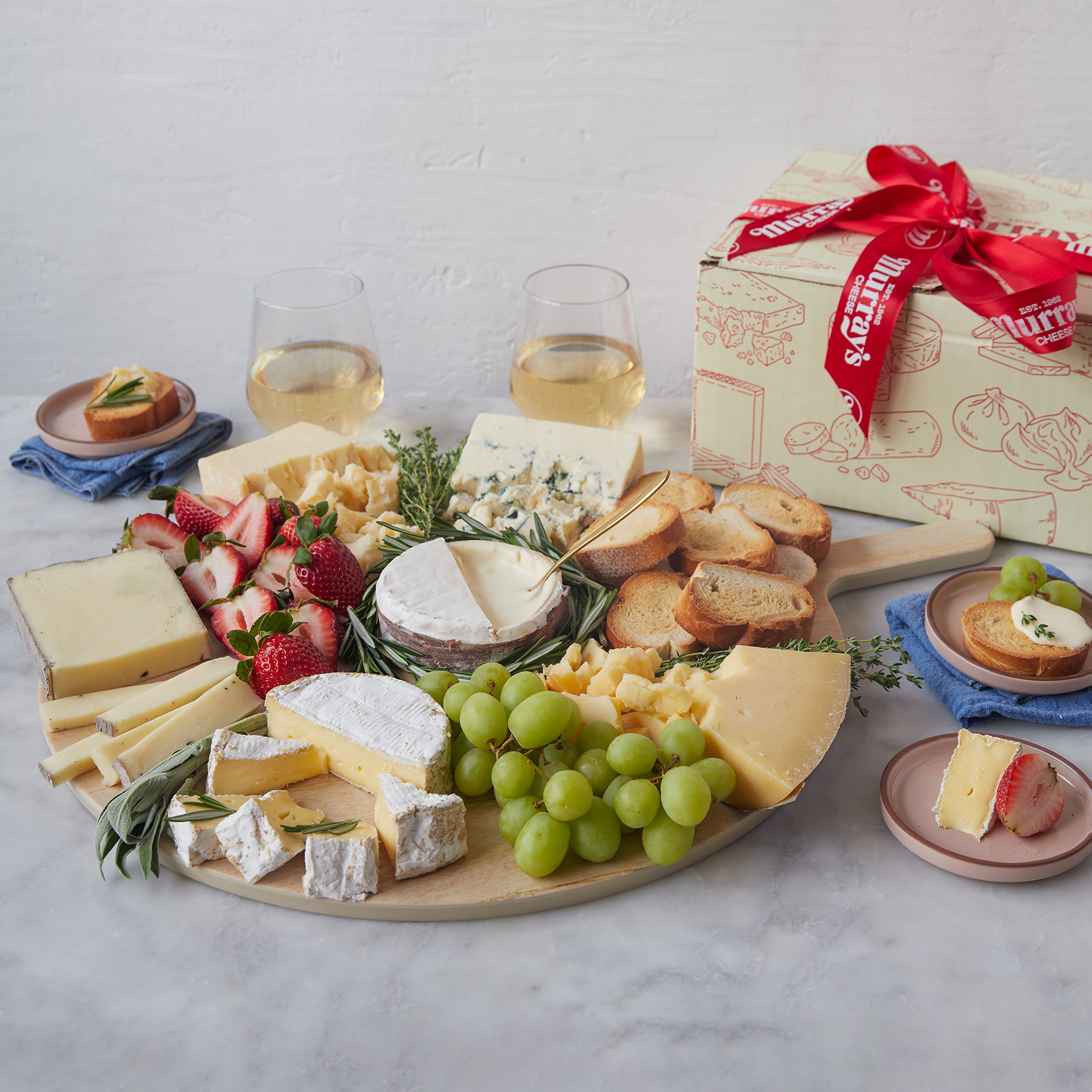 Holiday Sampler – a gift box of the most festive cheeses | Murray's Cheese