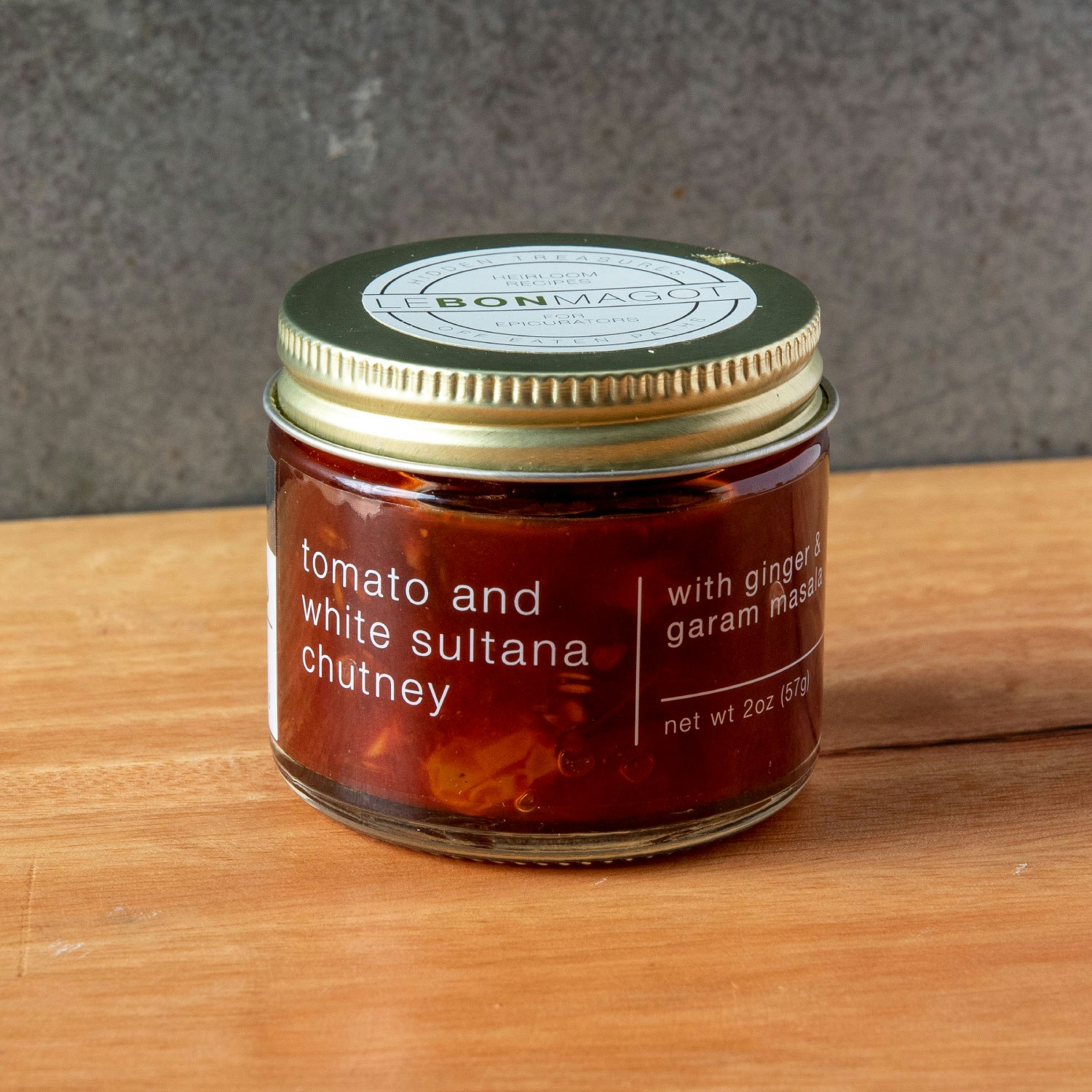 le bon magot tomato and white sultana chutney specialty foods