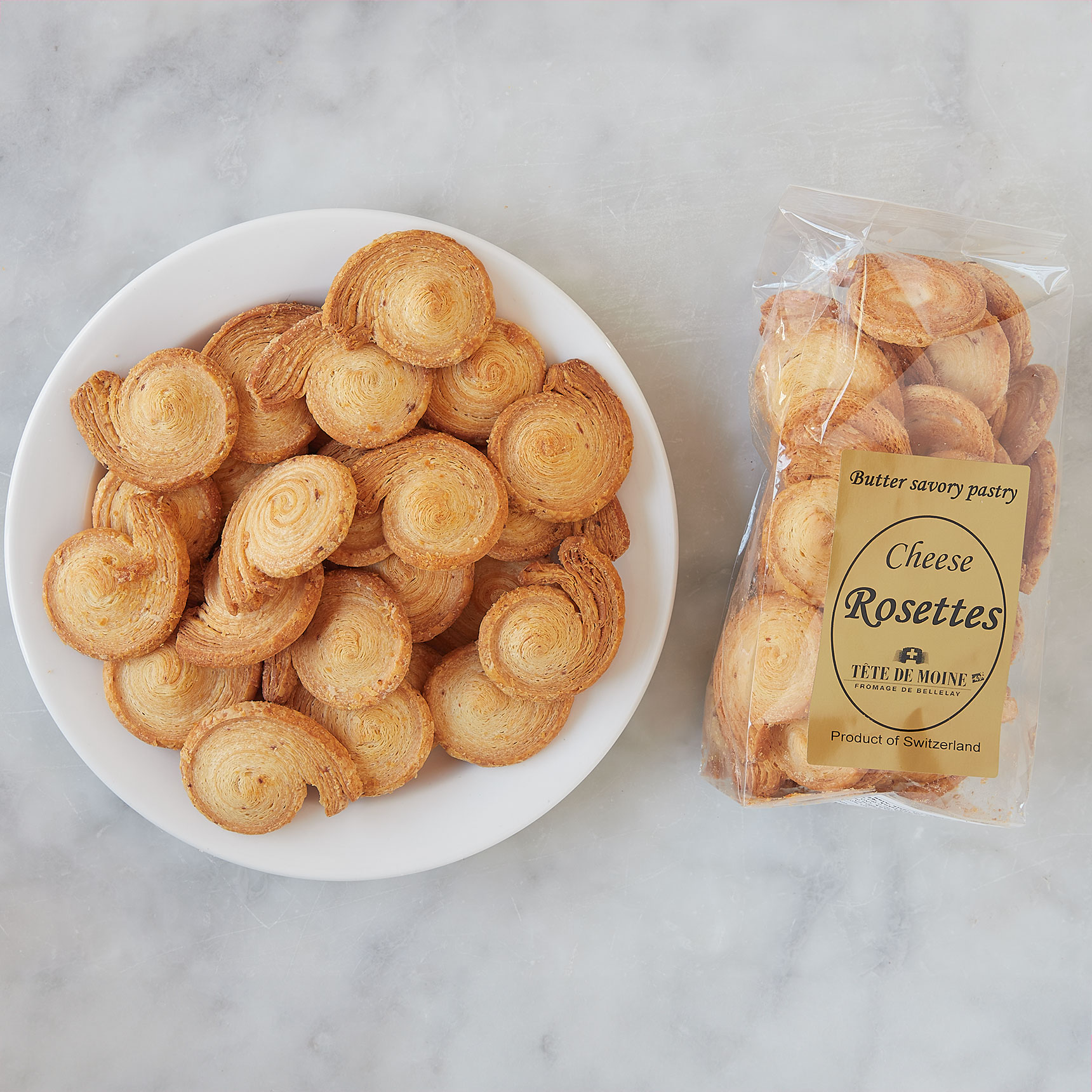 Tête de Moine Rosette Crackers – a buttery, cheesy crisp | Murray's Cheese