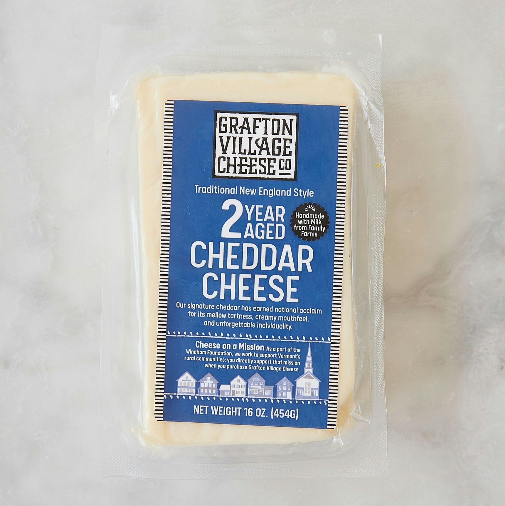 grafton village cheese 2 year cheddar brick cheese