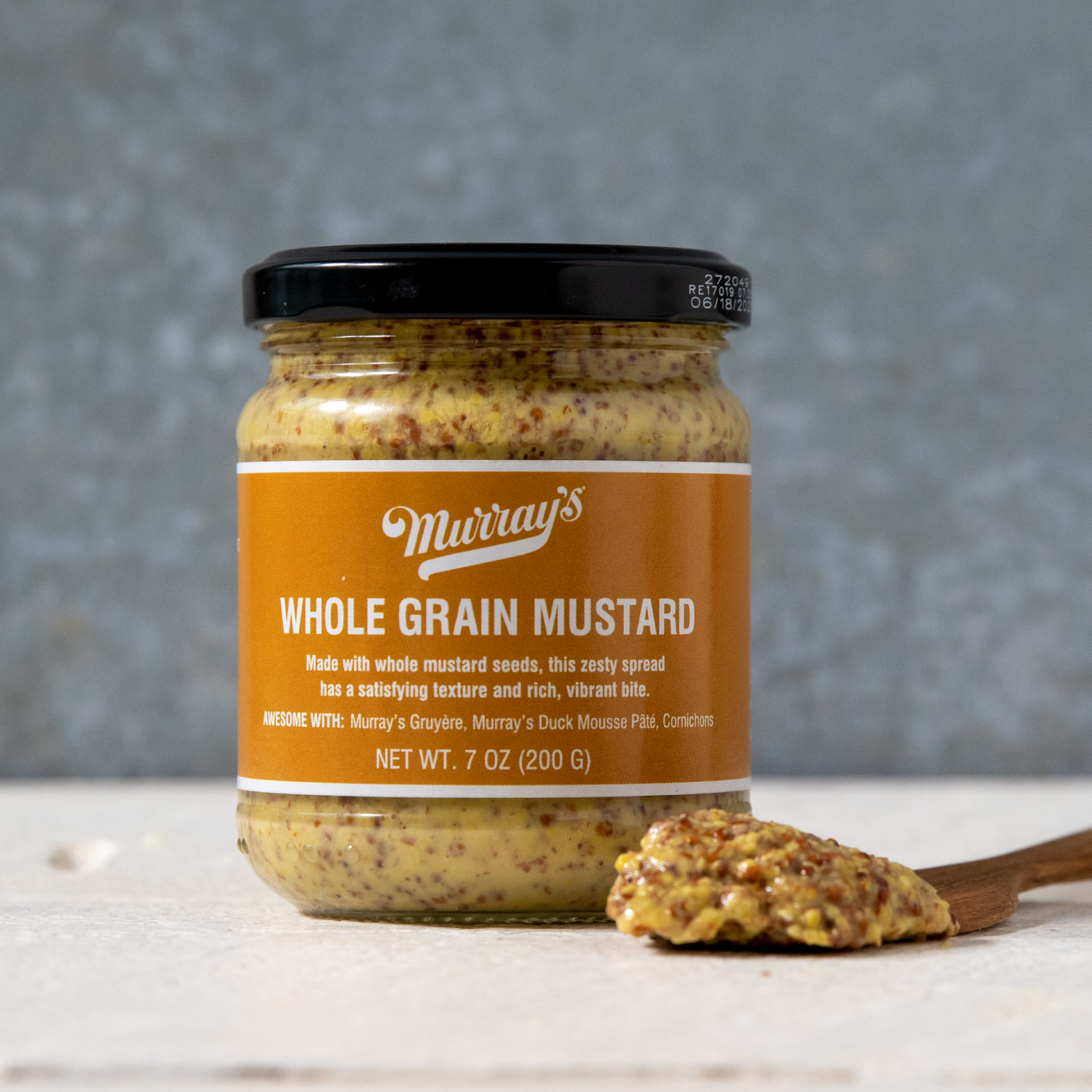 Murray’s Whole Grain Mustard a tangy, zesty mustard Murray's Cheese