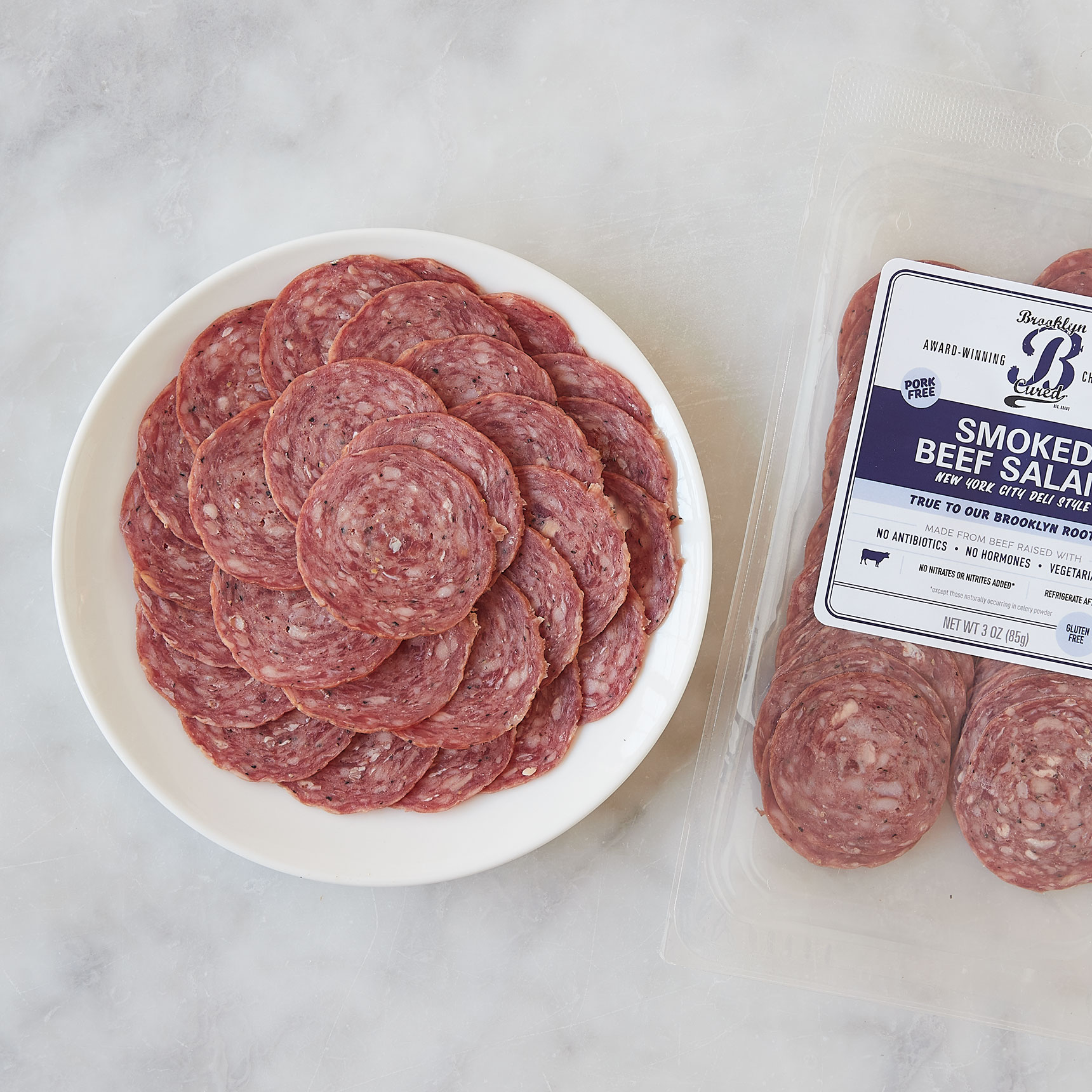 Brooklyn Cured Beef Salami a lightly smoked cured meat Murray's Cheese