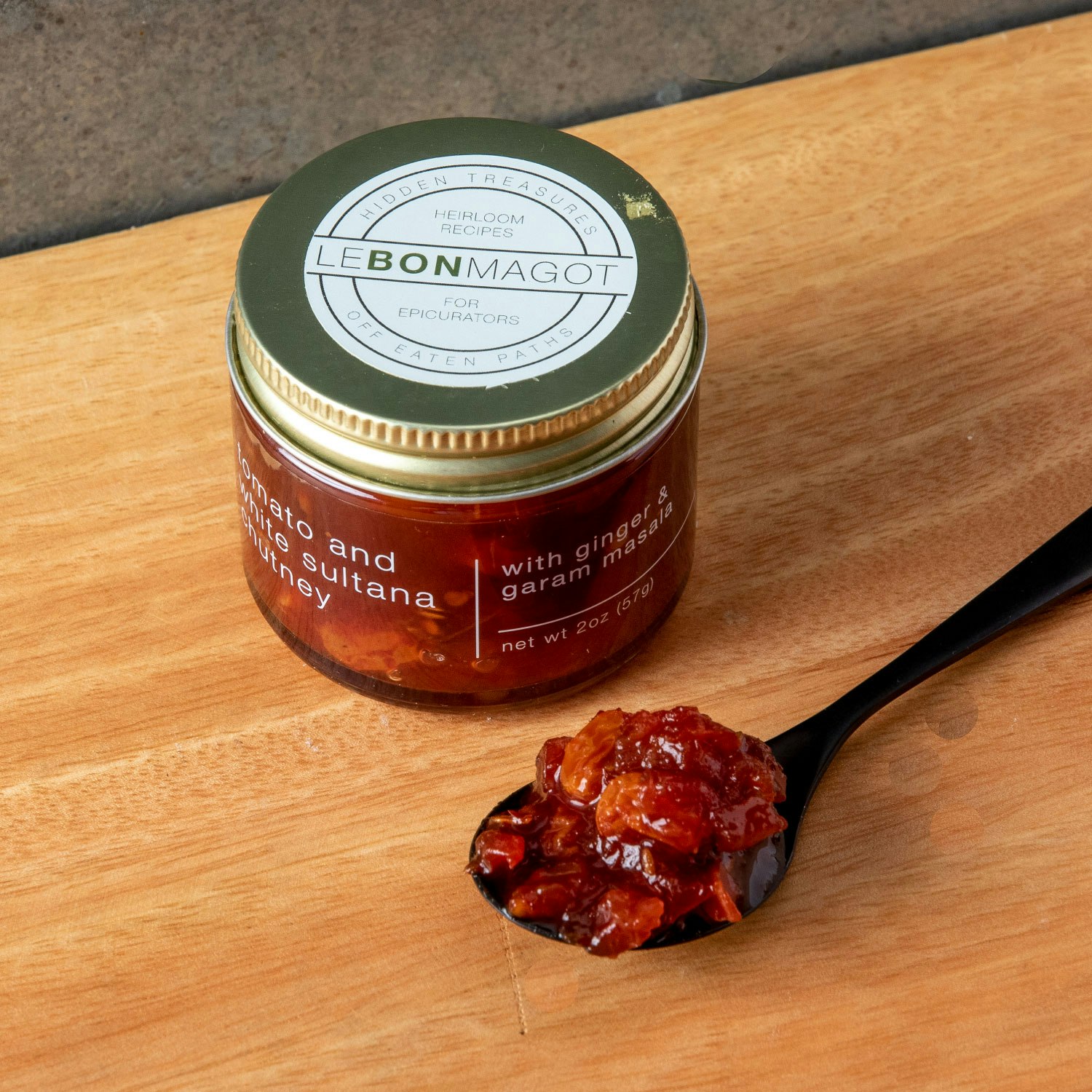 le bon magot tomato and white sultana chutney specialty foods