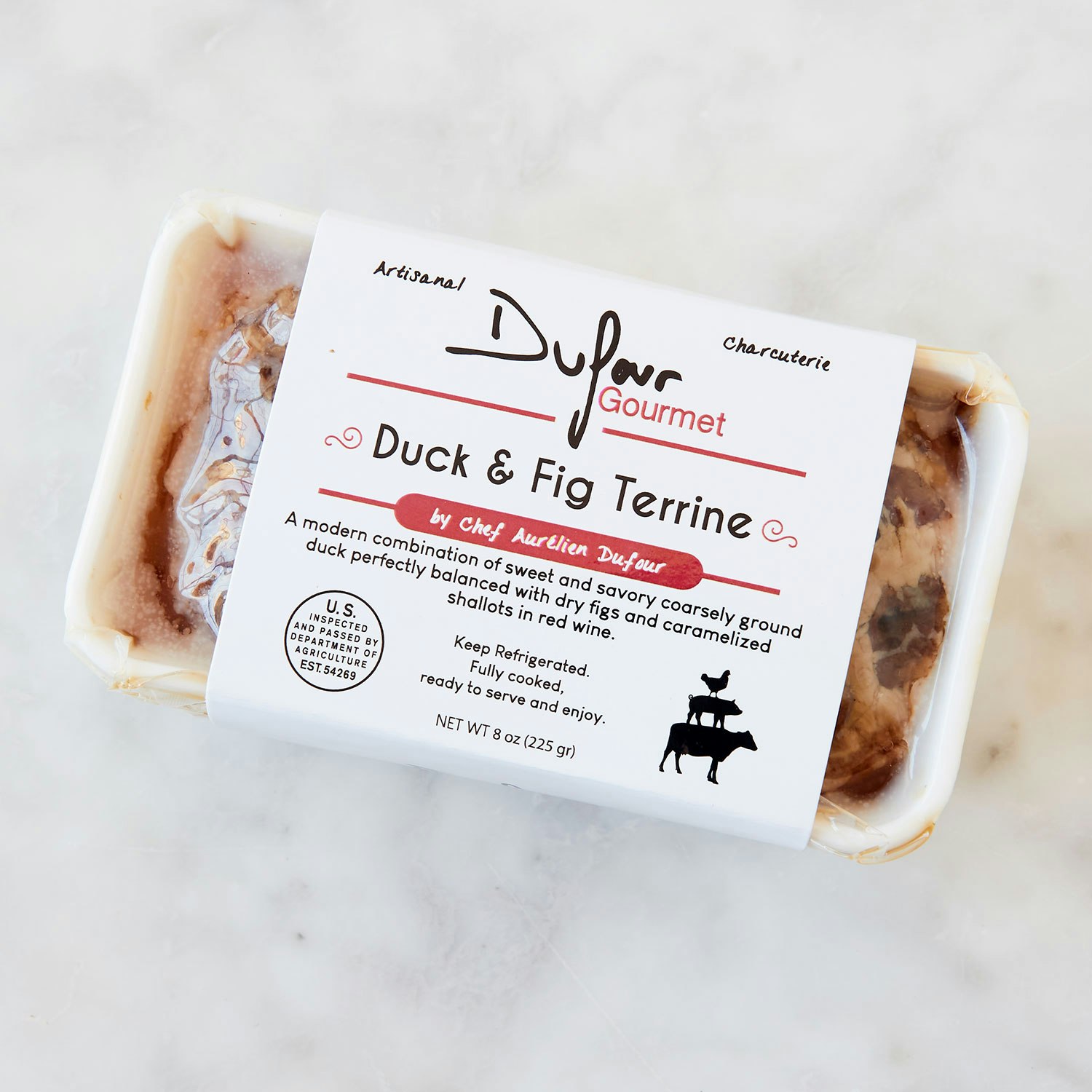 Dufour Gourmet Duck Fig Terrine meats