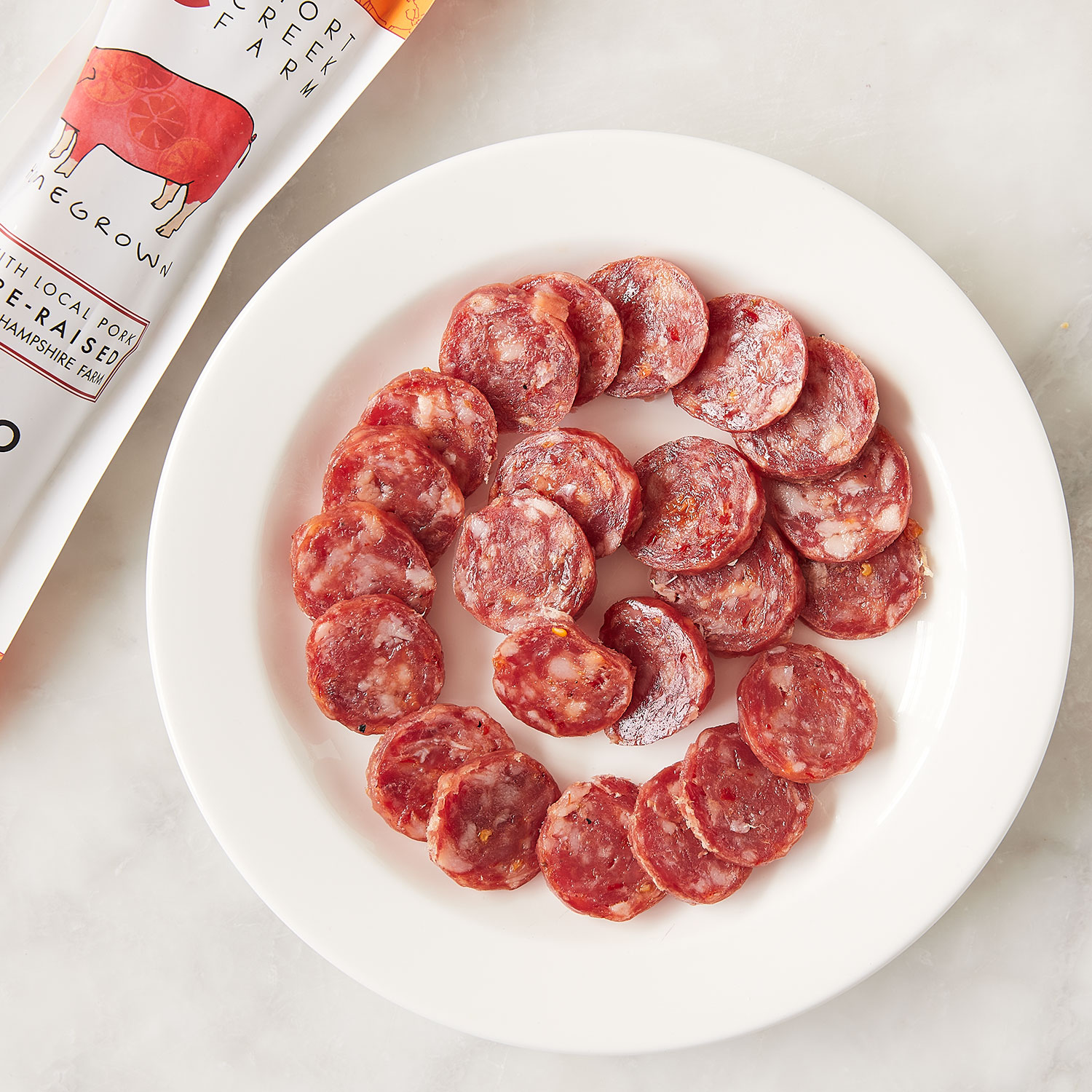 Short Creek Farm Kosho Salame – infused with chile & citrus