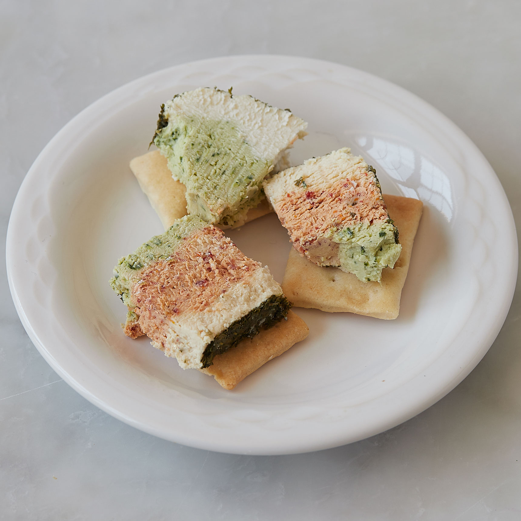 Capriole Fromage a Trois – three layers of flavored chèvre | Murray's ...