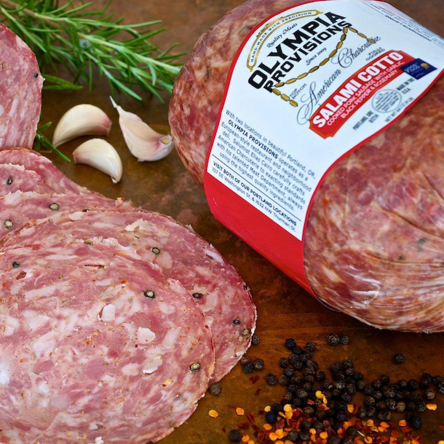 Olympia Provisions Salami Cotto meats