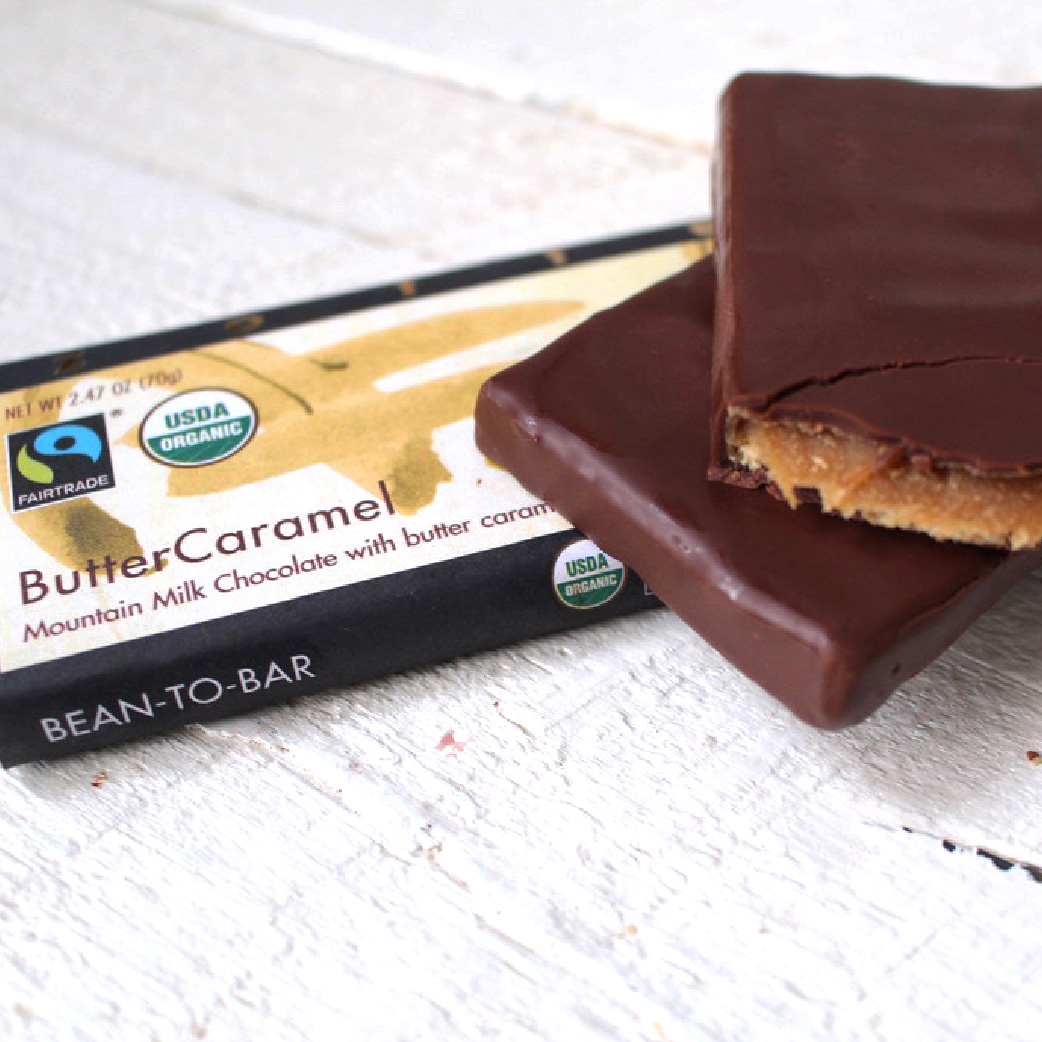 Zotter Chocolates Butter Caramel smooth caramel, crunchy nougat, milk