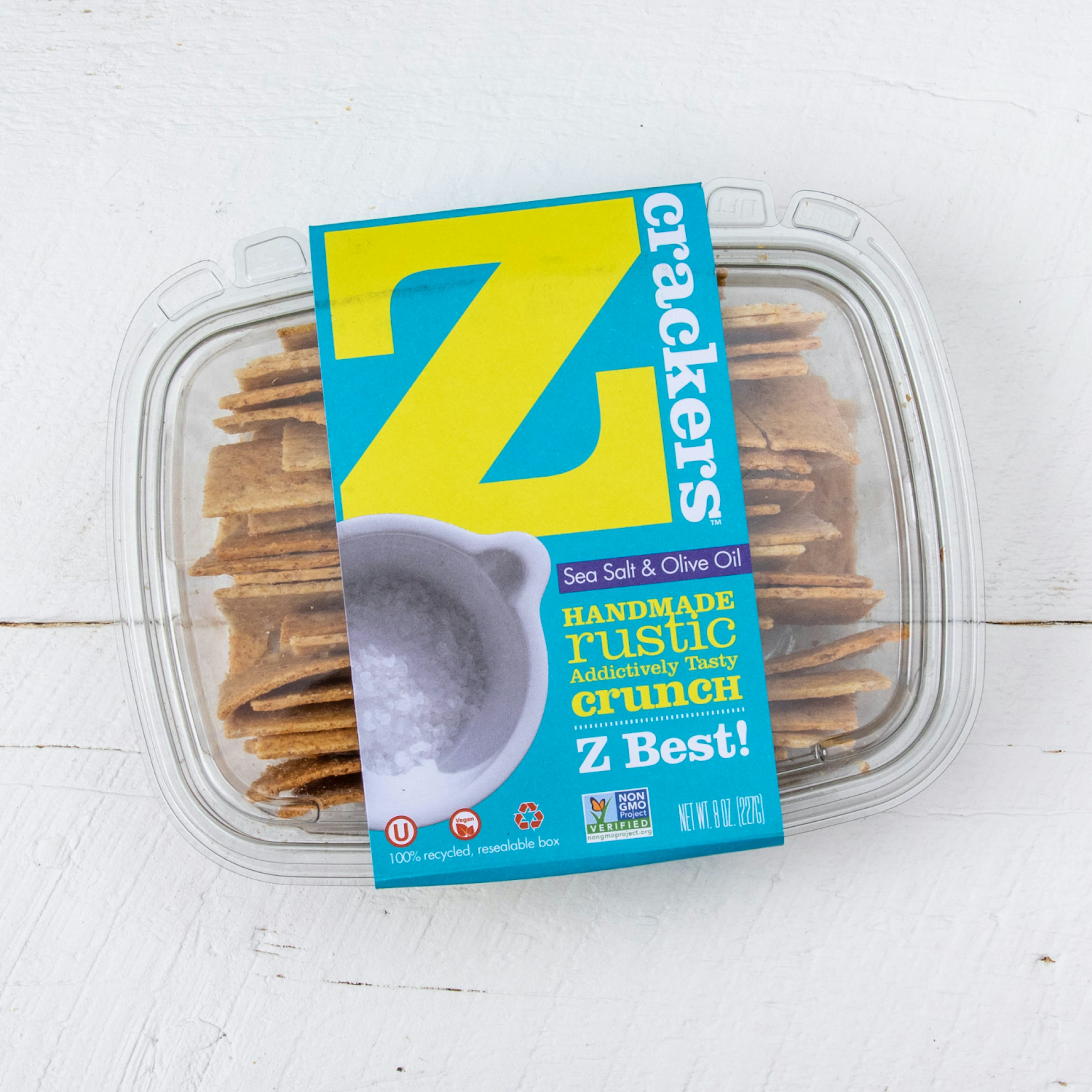 z crackers sea salt and olive oil crackers specialty foods