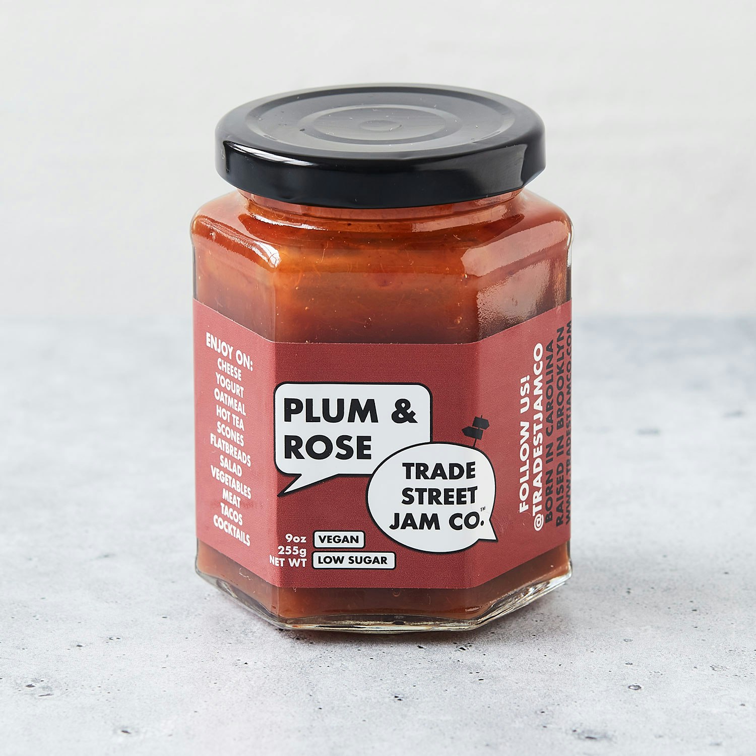 Trade Street Jam Co Plum Rose Jam specialty foods
