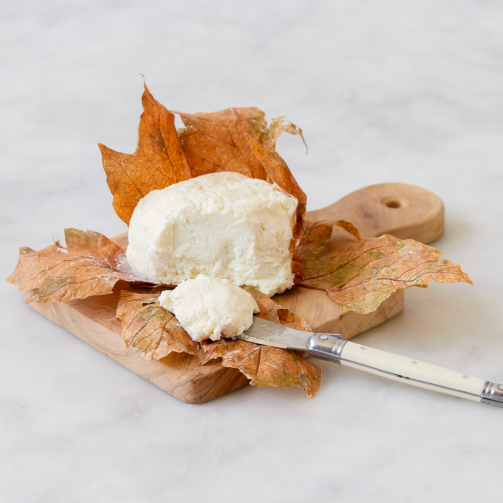 River’s Edge Up in Smoke a bright, woodsy goat’s milk cheese Murray