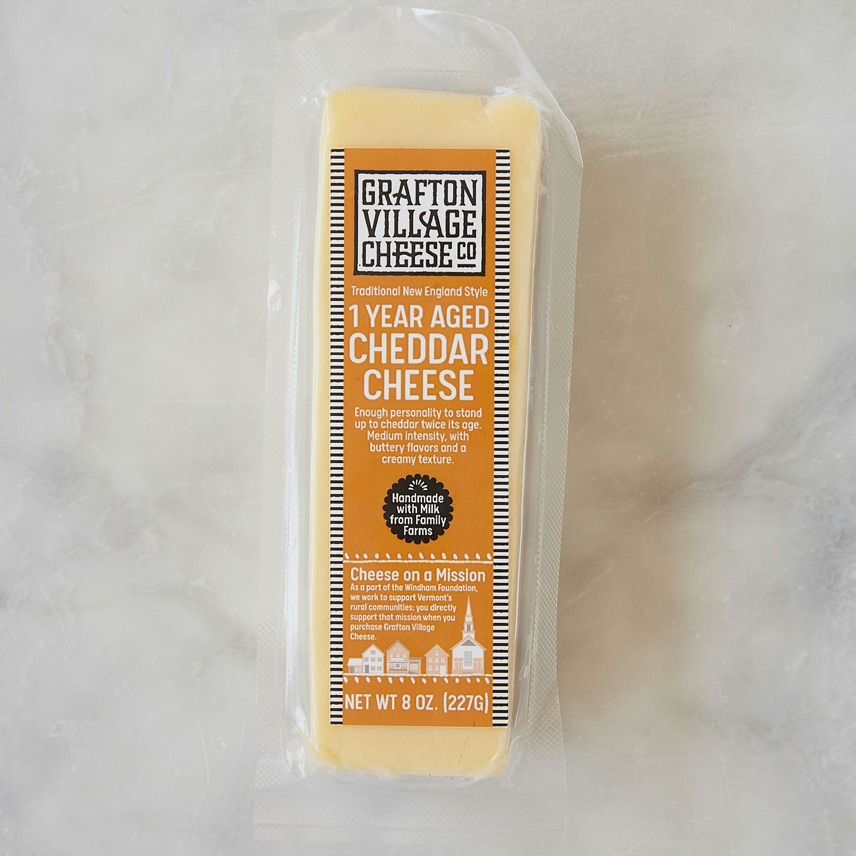 grafton village cheese 1 year cheddar brick cheese