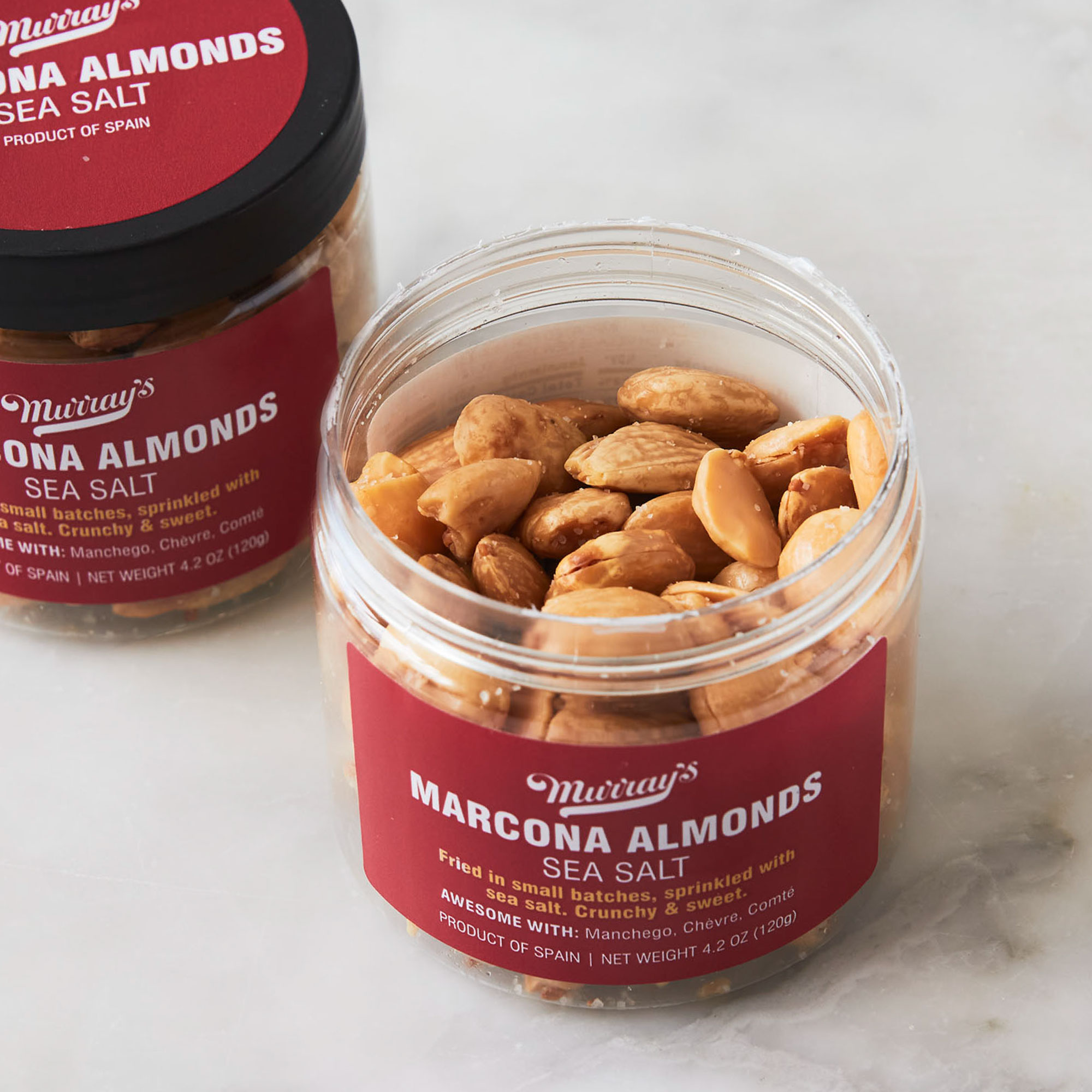 Murray’s Marcona Almonds a gently crunchy, salty almond Murray's Cheese