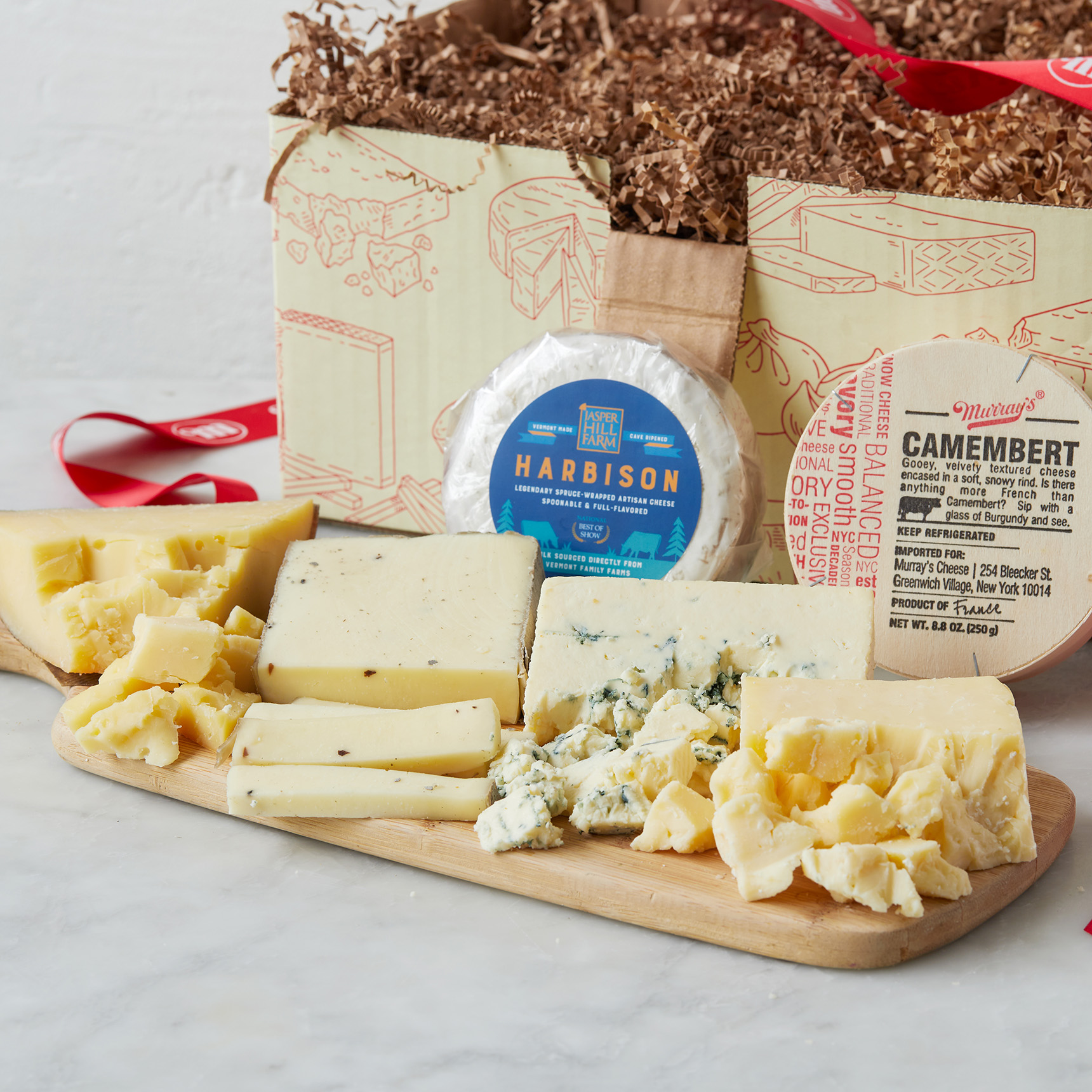 Holiday Sampler – a gift box of the most festive cheeses | Murray's Cheese