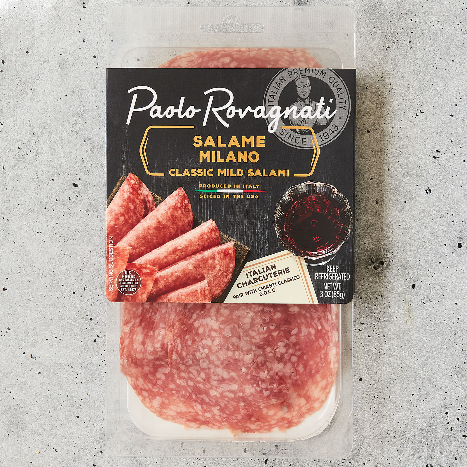 Rovagnati Sliced Salame Milano – thin, savory slices